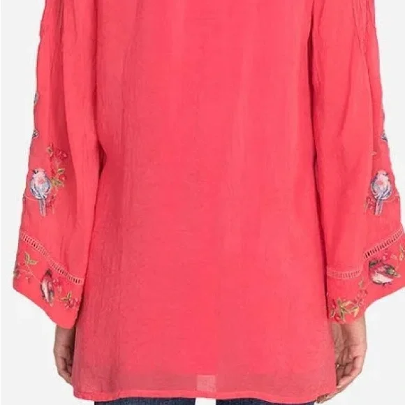 Johnny Was Farfalla extremely heavily embroidered blouse NWT RARE - Picture 8 of 11
